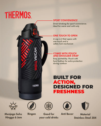 Thermos Vacuum Insulated Sports Bottle (1000ml-1500ml)