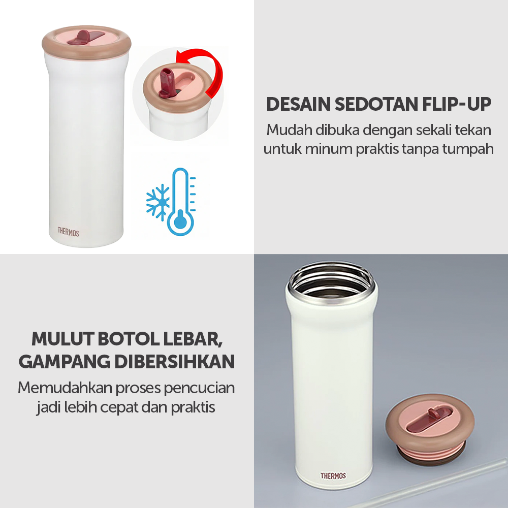 [NEW LAUNCH] Thermos Vacuum Insulated Straw Tumbler 470 ml