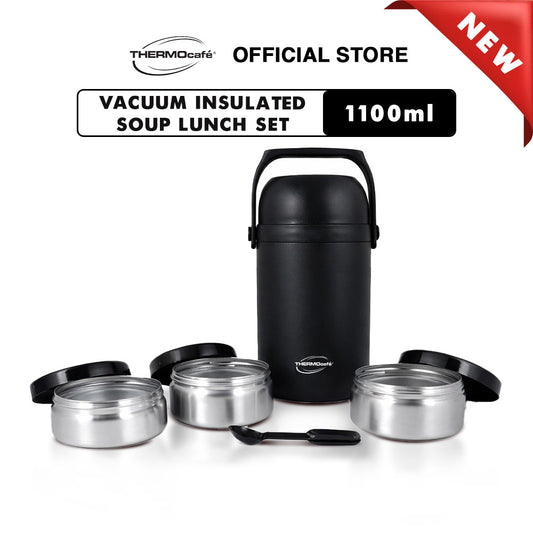 Thermocafe Vacuum Insulated Soup Lunch Set 1100ml