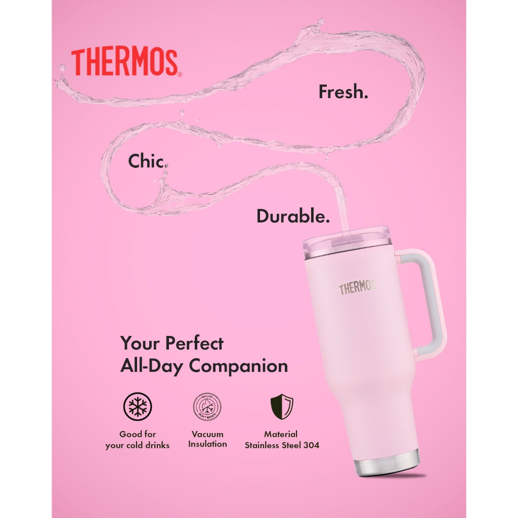 Thermos Vacuum Insulated Mug With Straw