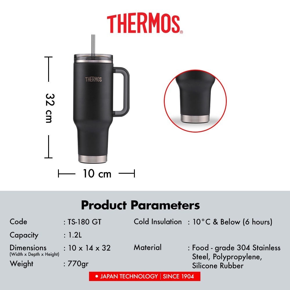 Thermos Vacuum Insulated Mug With Straw