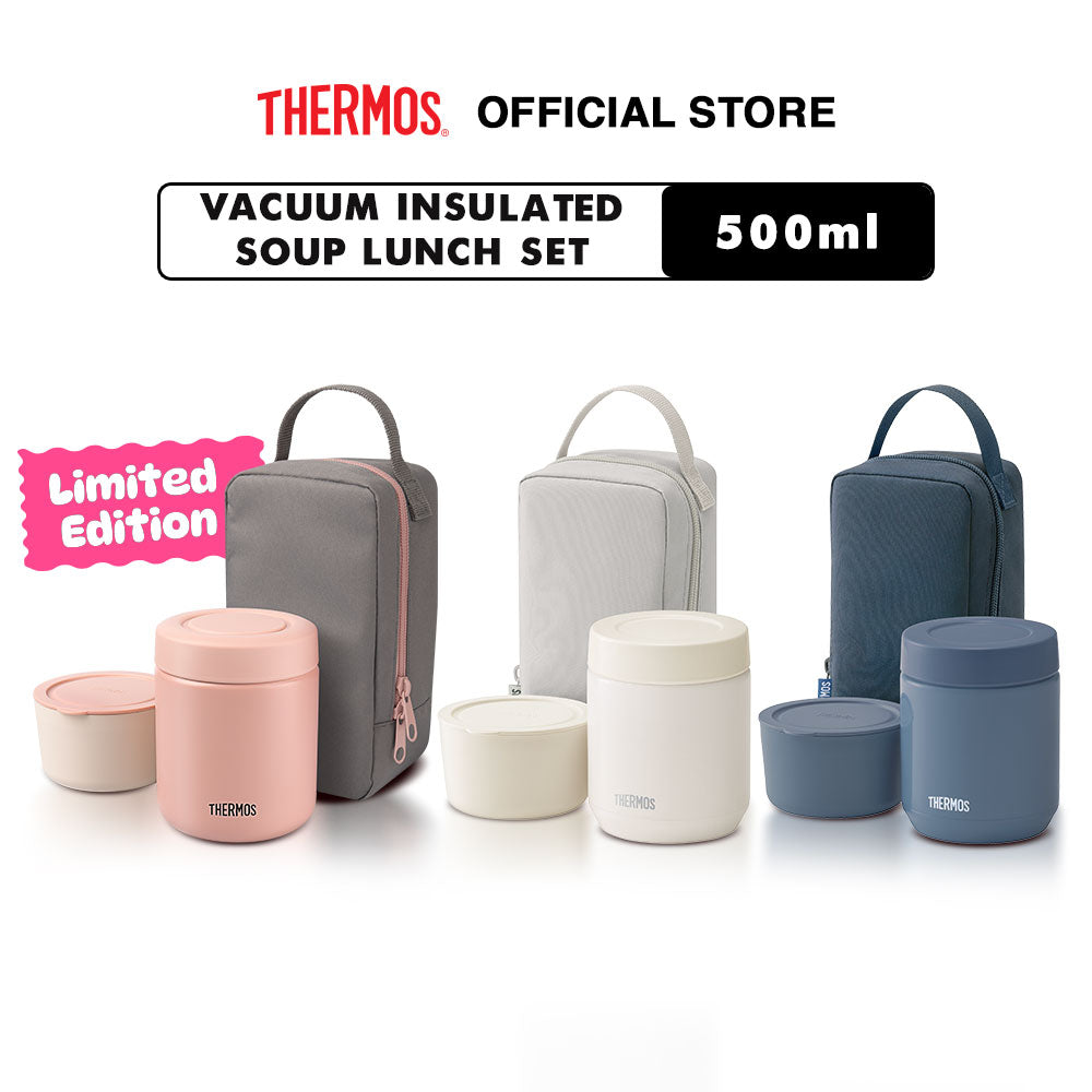 [HOT PRODUCT] Thermos Vacuum Insulated Soup Lunch Set 550ml
